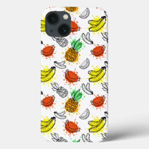 Vector grafisch naadloos patroon iPhone 13 hoesje