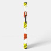 Vector grafisch naadloos patroon iPhone hoesje (Linkerkant)