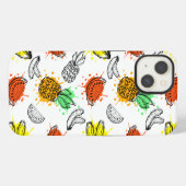 Vector grafisch naadloos patroon iPhone hoesje (Achterkant horizontaal)