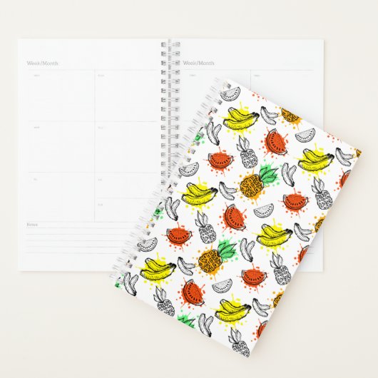 Vector grafisch naadloos patroon planner (Display)