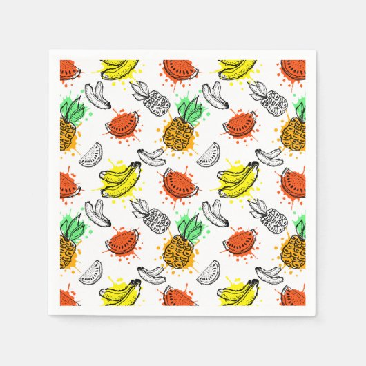 Vector grafisch naadloos patroon servet (Voorkant)