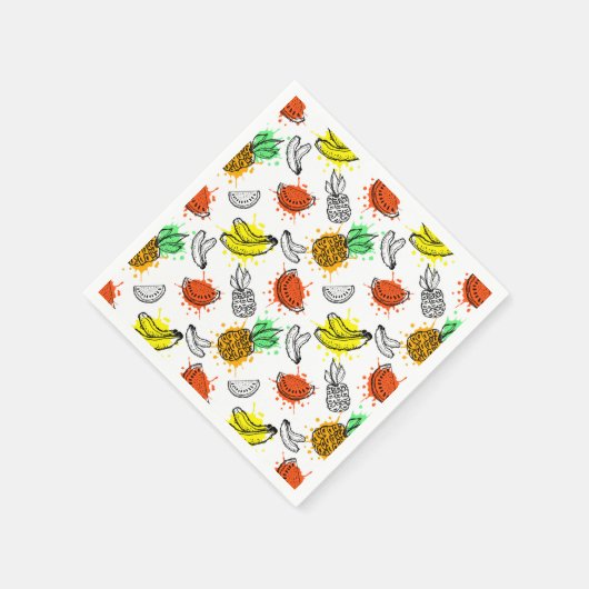 Vector grafisch naadloos patroon servet (Hoek)