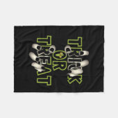 Vector halloween partij fleece deken (Voorkant (Horizontaal))