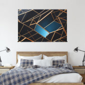 Vector Harmony Canvas Afdruk (Insitu (Slaapkamer))