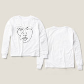 vector illustration of a silhouette of a man (Voorkant /achterkant)