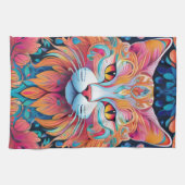 Vector Kat Handdoek (Horizontaal)