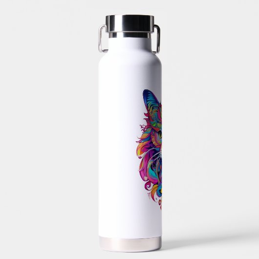 Vector Kat Waterfles (Voorkant)