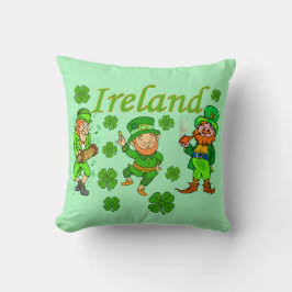 Vector - Leprechaun Clover Ierland Kussen