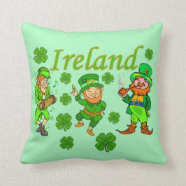 Vector - Leprechaun Clover Ierland Kussen