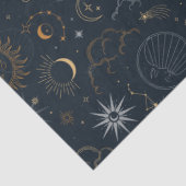 Vector Magic Met Constellaties Zon Maan Magie  Tissuepapier (Detail)