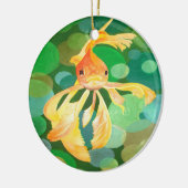 Vector met groene bubbels keramisch ornament (Links)