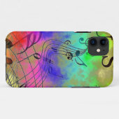 Vector muziekthema Case-Mate iPhone case (Achterkant (horizontaal))