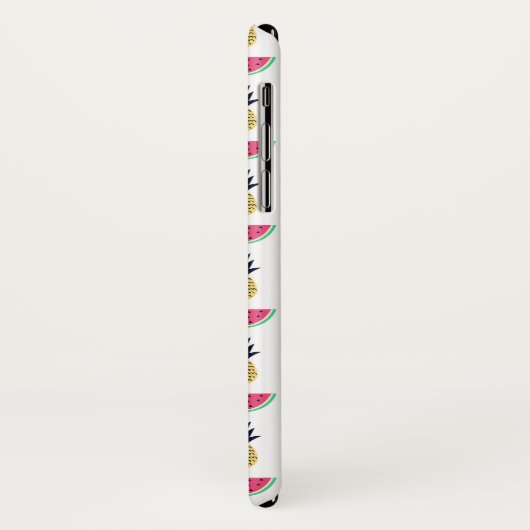 Vector naadloos patroon met ananas en Case-Mate iPhone case (Achterkant/links)