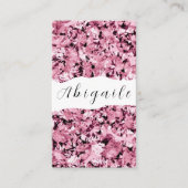 Vector naadloze  diamanten visitekaartje (Voorkant)