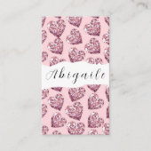 Vector naadloze  diamanten zonder doezels visitekaartje (Voorkant)