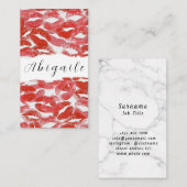 Vector naadloze  klemmen visitekaartje (Voorkant / Achterkant)