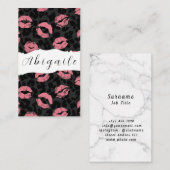 Vector naadloze  lips Visitekaartje (Voorkant / Achterkant)