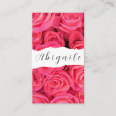 Vector naadloze Rozen Business Ca Visitekaartje (Voorkant)