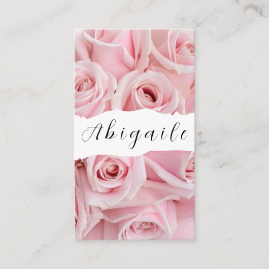 Vector naadloze Rozen Visitekaartje (Voorkant)