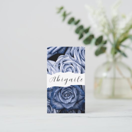 Vector naadloze Rozen Visitekaartje (Staand voorkant)