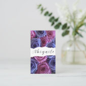 Vector naadloze  Rozen Visitekaartje (Staand voorkant)