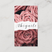 Vector naadloze Rozen Visitekaartje (Voorkant)