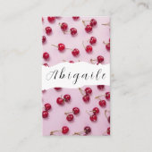 Vector naadloze veerkers visitekaartje (Voorkant)