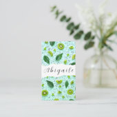 Vector naadloze  verdamper, vers visitekaartje (Staand voorkant)