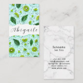 Vector naadloze  verdamper, vers visitekaartje (Voorkant / Achterkant)