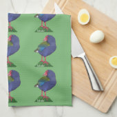Vector neem Nieuw-Zeelandse vogel Theedoek (Quarter Fold)