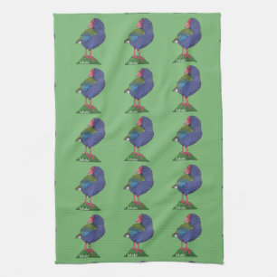 Vector neem Nieuw-Zeelandse vogel Theedoek
