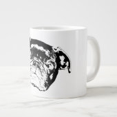 Vector Ochtendpug Grote Koffiekop (Voorkant rechts)