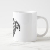 Vector Ochtendpug Grote Koffiekop (Rechts)