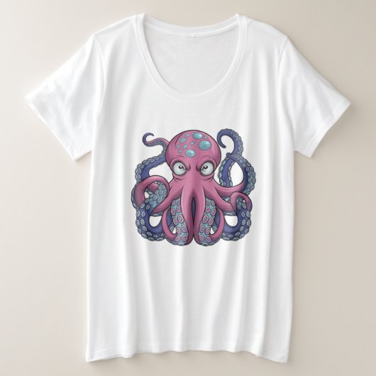 Vector Octopus Monster T-Shirt Design – Edo Ukiyo (Design voorkant)