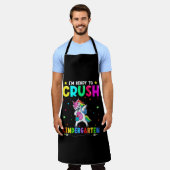 Vector oma van de eenhoorn t shirt des schort (Gedragen)