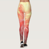 Vector Ombre Fluid Coral Flame Leggings (Achterkant)