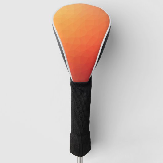 Vector oranje textuur golfheadcover (Voorkant)