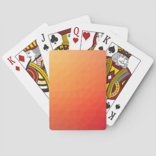 Vector oranje textuur pokerkaarten