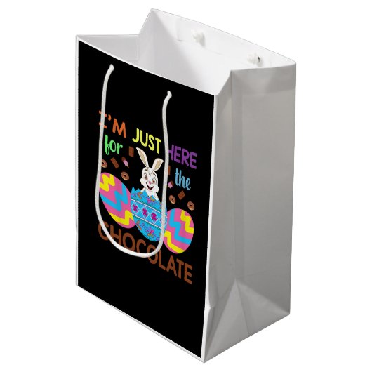 Vector Paasdag ontwerp Medium Cadeauzakje (Voorkant Gekanteld)