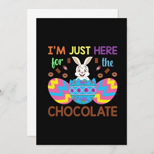 Vector Paasdag ontwerp Save The Date (Voorkant / Achterkant)