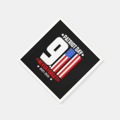 Vector patriot dag 911 nooit vergeten t shirt ontw servet (Hoek)