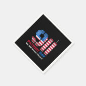 Vector patriot dag ontwerp met Amerikaanse vlag en Servet (Hoek)