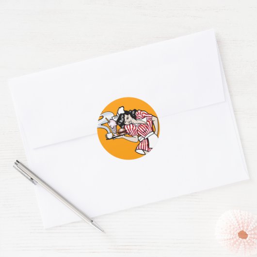 Vector Pin-Up Sticker (Envelop)
