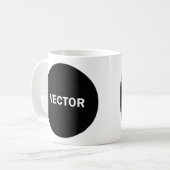 vector/raster koffiemok (Voorkant links)