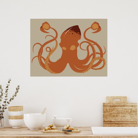 Vector reuzenvierkant Poster (Keuken)