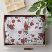 Vector rozen bij wit, DIY, cadeauverpakking Tissuepapier (Geschenk)