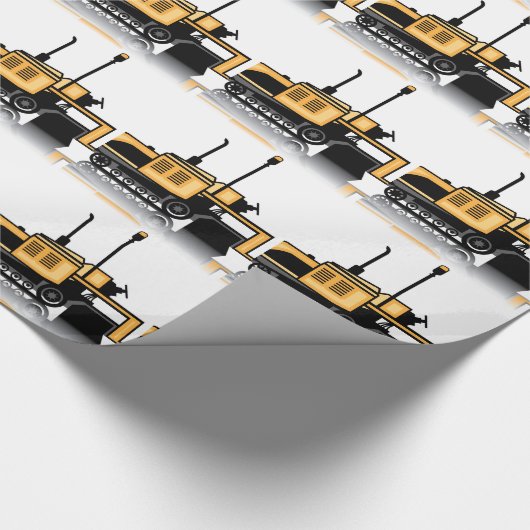 Vector van asfaltpaver cadeaupapier (Hoek)