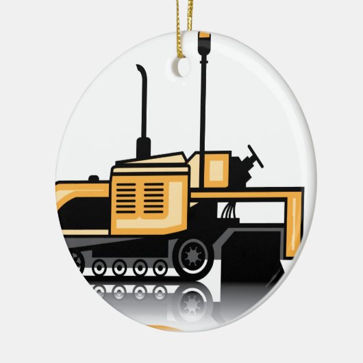 Vector van asfaltpaver keramisch ornament (Links)