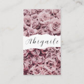 Vector van de ventilator naadloze  Floral Bus Visitekaartje (Voorkant)