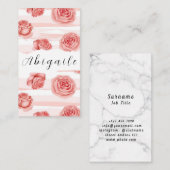 Vector van de ventilator zonder naadloze  afwerkin visitekaartje (Voorkant / Achterkant)